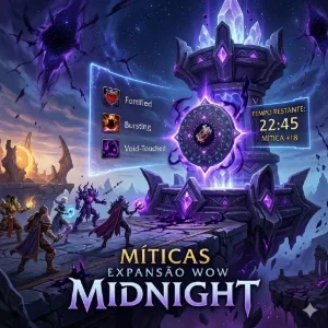 WoW +10 M+/Mitica+/Mythic+/Pedra-chave Midnight