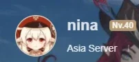 Conta genshin lvl 40 - Asia