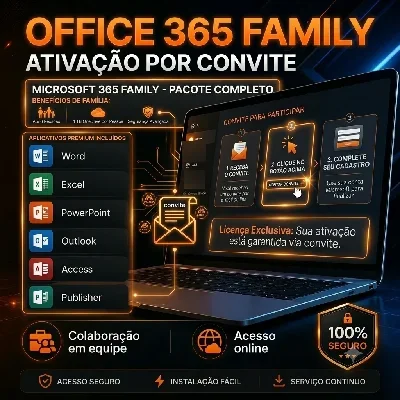 Office 365 Convite 30 Dias | 5 Dispositivos | Windows/Mac
