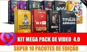 Mega Pack Edição De Video 4.0 2024