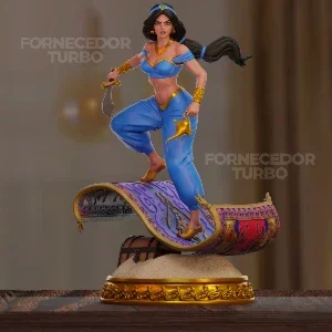 Princesa Jasmine 3D - Arquivo STL para impressão 3D