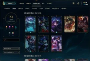 Conta de lol d4 com 3 skins utimate