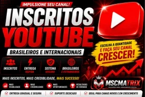 Inscritos Youtube Brasileiros E Internacionais Garantia 30D