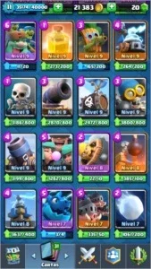 Clash Royale level 11 desafiante 1 qs tds lendarias