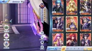 Saint Seiya Awakening: KOTZ lvl 70 com todos os SS