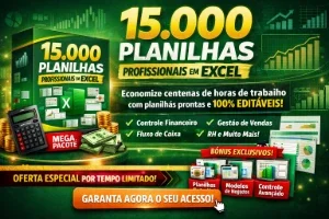 15.000 Planilhas Profissionais Em Excel