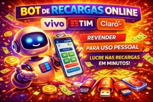 Painel de recarga celular - Entrega Imediata