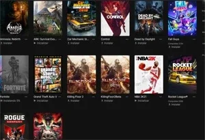 CONTA NA EPIC GAMES COM VARIOS JOGOS E SKINS NO FORTNITE