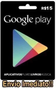GOOGLE PLAY [CRÉDITOS] - R$15,00