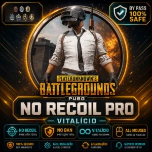 PUBG - NO RECOIL PRO - [VITALÍCIO]