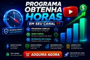 Programa Para Gerar Horas No Yt-Nova Ferramenta