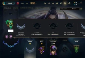 Prata 3 com TODOS os Champs e 160 Skins ( TOP / ADC )