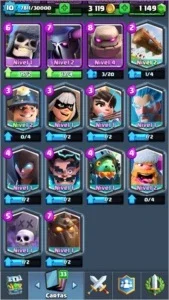Conta Lendária Clash Royale (quase Todas As Lendárias)