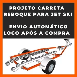 Projeto carretinha reboque para jet ski