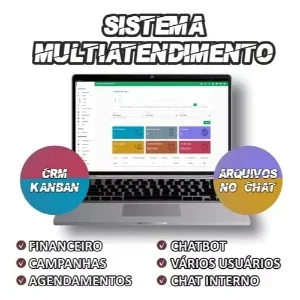 Whaticket - Multi Atendimento SAAS - OPENIA -N8N- TYPEBOT