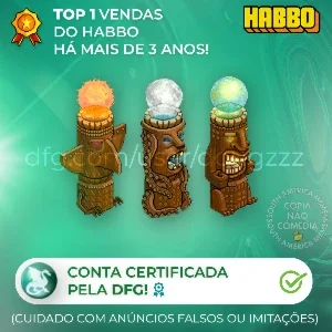 HABBO - TOTEM COMPLETO - PEGUE SEUS EFEITOS