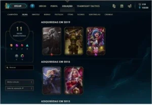 Vendo Conta de lol  30 nivel /70 campeões / 11 skins