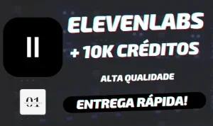 Contas Eleven Labs + 10.000 Créditos | Api Key + Email