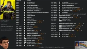 Mod Menu (Trainer menu) para Cyberpunk 2077
