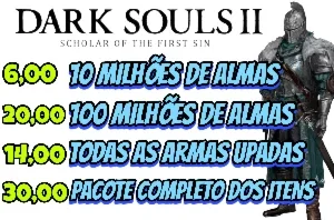 Dark Souls Softs 2-Almas, armaduras, armas, aneis (PS4/PS5)