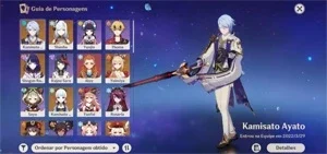 Conta Genshin Imapct, AR58, 15 personagens 5* e 5 armas 5*