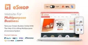 E SHOP - Loja virtual- Moderna de 2025