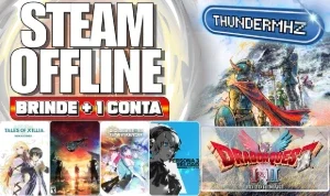 Dragon Quest 1, 2 e 3 HD 2D Remake - 2 Contas Steam Offline