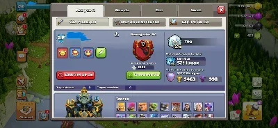 CV17 Quase Full - Clash of Clans + Conta Top Clash Royale