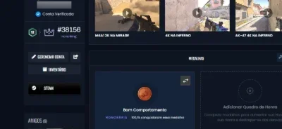 CONTA STEAM COM CS2 PRIME, FACA , CONTA GC COM VERIFICADO 