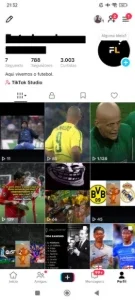 Conta tiktok