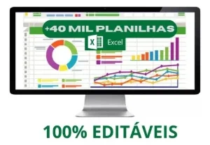 Super Mega Pack Excel +40.000 Planilhas Prontas Editáveis+Br