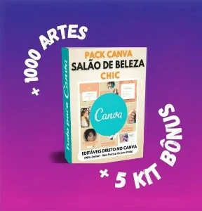Mega Pack Salão De Beleza - Canva Artes