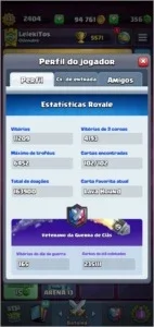 Conta Clash Royale