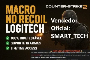 Macro No Recoil CS2 - Todas as Armas que usam recoil