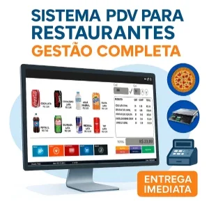 Sistema Pdv Completo Para Restaurante, Lanchonete E Pizzaria
