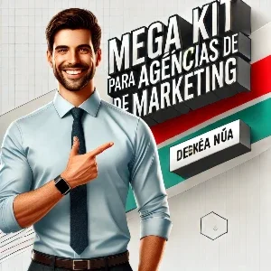 KIT AGÊNCIAS DIGITAIS Flyers Contratos Cronograma Tabelas