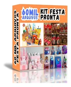 Kit Festa Pronta De Aniversário Topo Bolo +bônus