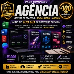 Pack completo para Gestor de Tráfego, Social Media e Agência