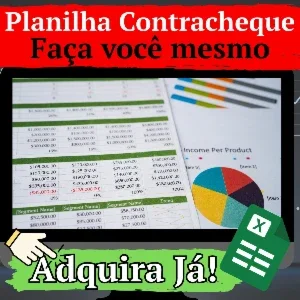Planilha de Contracheque Totalmente Editável – Excel