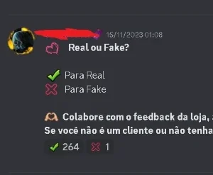 Discord Mensagem reações