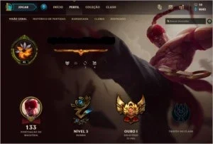 Conta league of legendes gold 1 com mmr plat 5