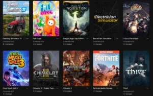Conta epic games com 65 jogos