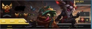 Conta Lol - Ouro V + 115 Skins + Faltam 6 Campeões