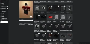 Conta roblox com vários itens