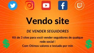 [🔥] Vendo Sites Para Você Começa A Vende Seguidores !