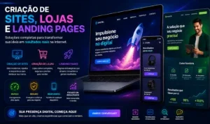 Criaçao de sites, de landing page e lojas