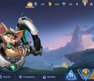 Conta de moba 63 skins e 53 heróis 50 reais