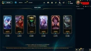 Conta de Lol diamond maior elo mestre 300pdl