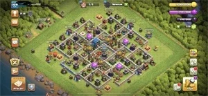 Conta Clash Of Clans Cv 12 semi full