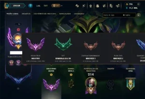 Mestre com 120 Champs e 41 Skins ( 591 PDL )